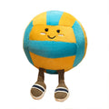 Mualml Cute Volleyball Stuff Soft Sports Throw Pillow, Funny Plush Volleyball Gifts For Teen Girls(Volleyball, 11Inches)