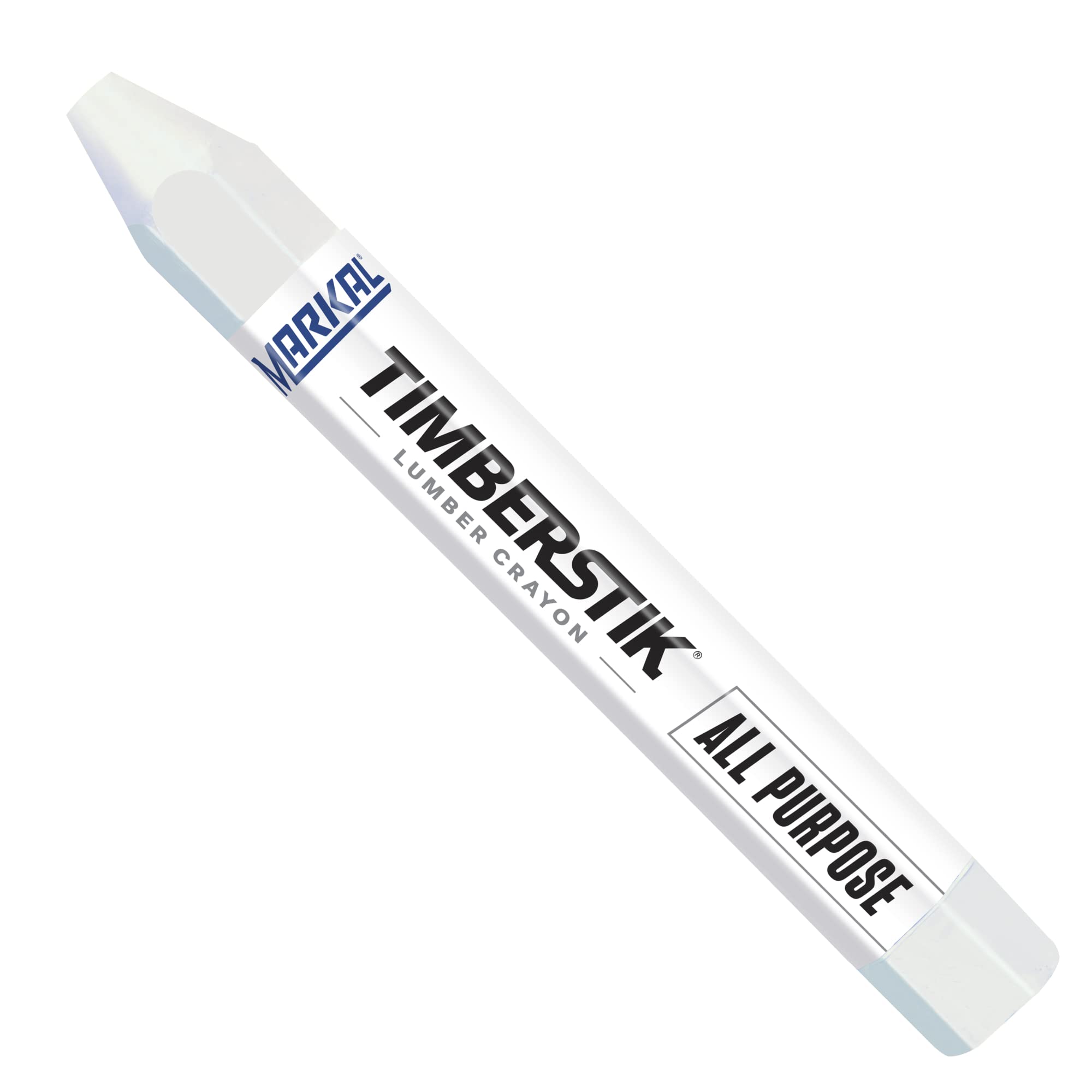 Markal 80350- Timberstik All Purpose Lumber Crayon, Wax Based, 1/2' Hex X 4-5/8' Length, Weather And Fade Resistant For Markin