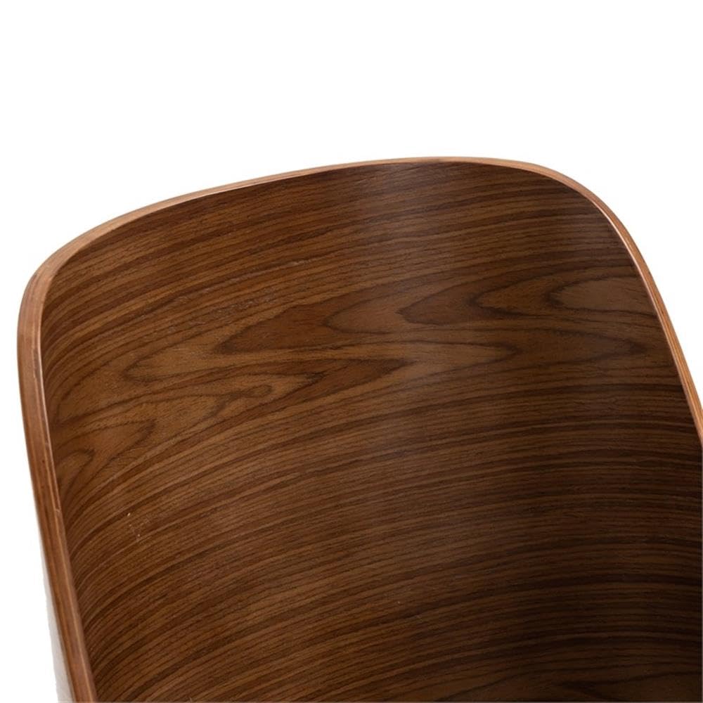 American Furniture Classics AW804 Office Chair, Black and Wood