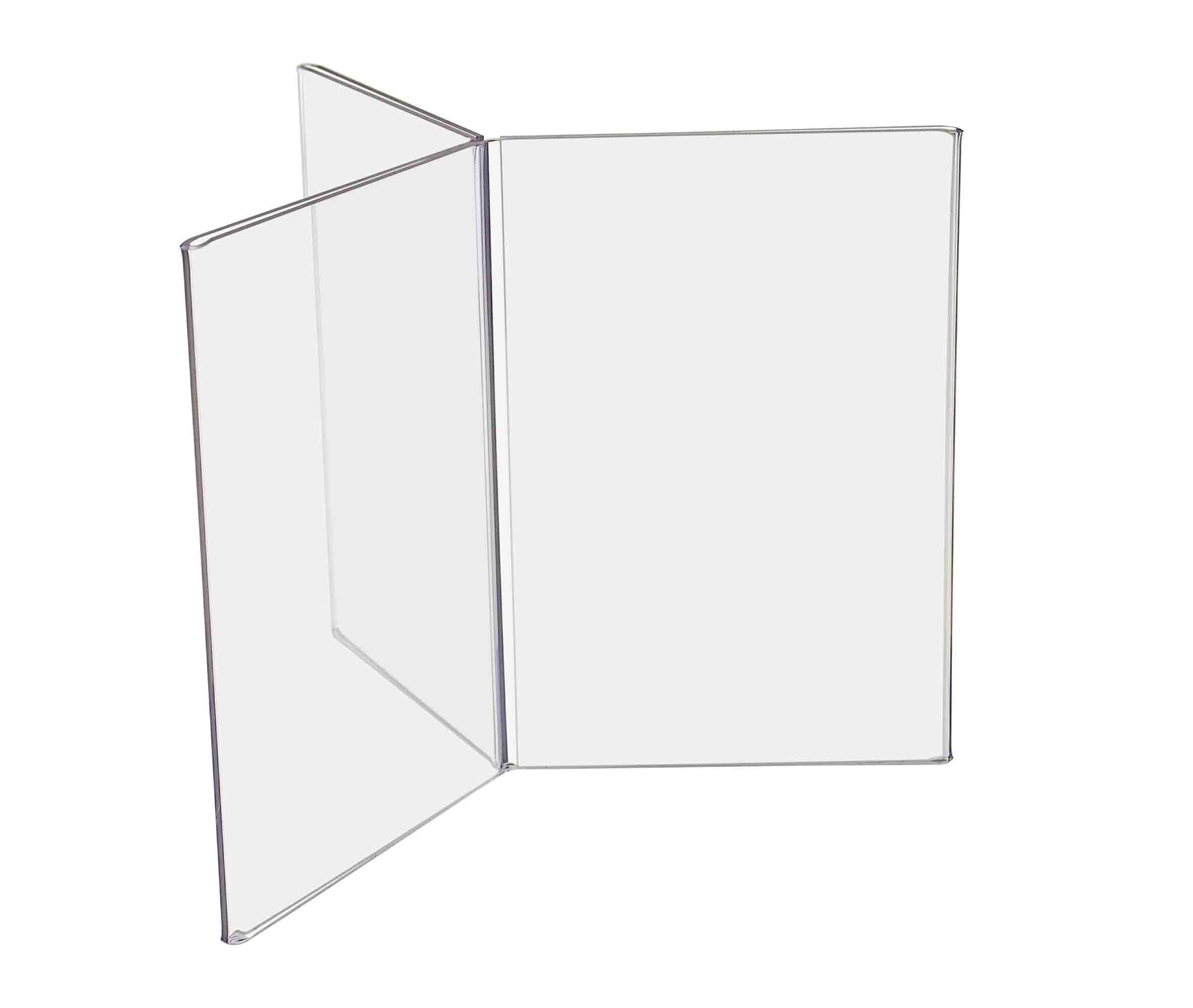 Marketing Holders Multi Sided Acrylic Ad Frame - 6 Sided - 6'H X 4'W Table Tent Display