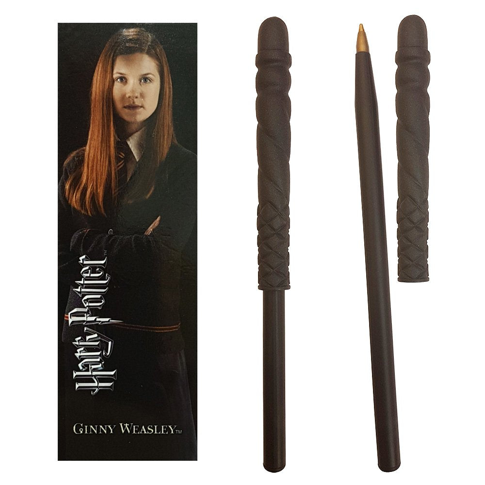 The Noble Collection Harry Potter Ginny Wand Pen And Bookmark
