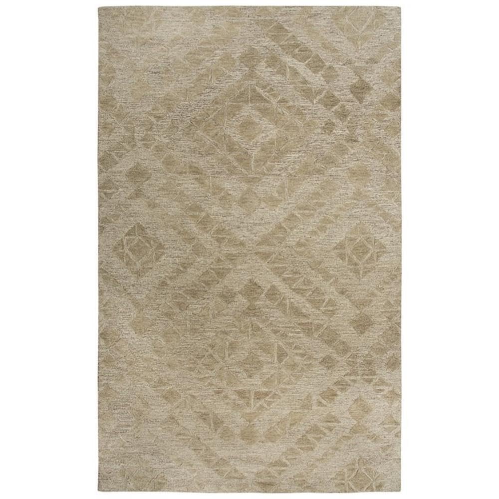 Rizzy Home Alora Decor Emerson 5' X 8' Diamond Brown/Gray/Rust/Blue Hand-Tufted Area Rug