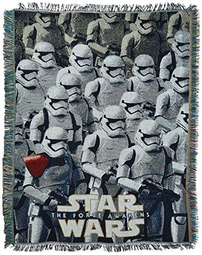 Disney Star Wars: The Force Awakens, Ground Invasion Woven Tapestry Throw Blanket, 48 X 60, Multi Color