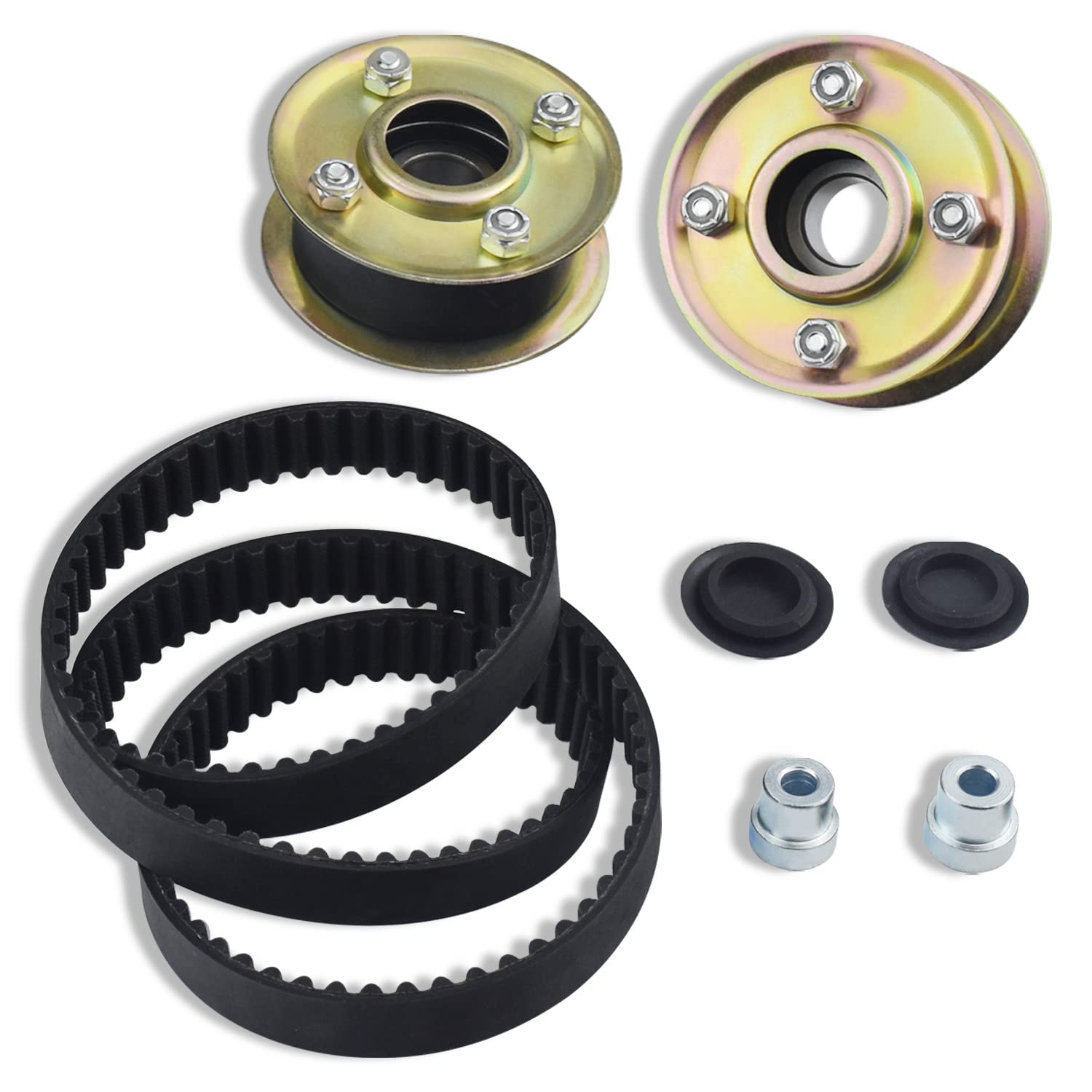 131-4509 125-2532 Mower Idler Pulley & 120-3335 Belt Kit For Toro 30' Deck Timemaster Tractors 126-0316, 131-4506, 131-4529, 12