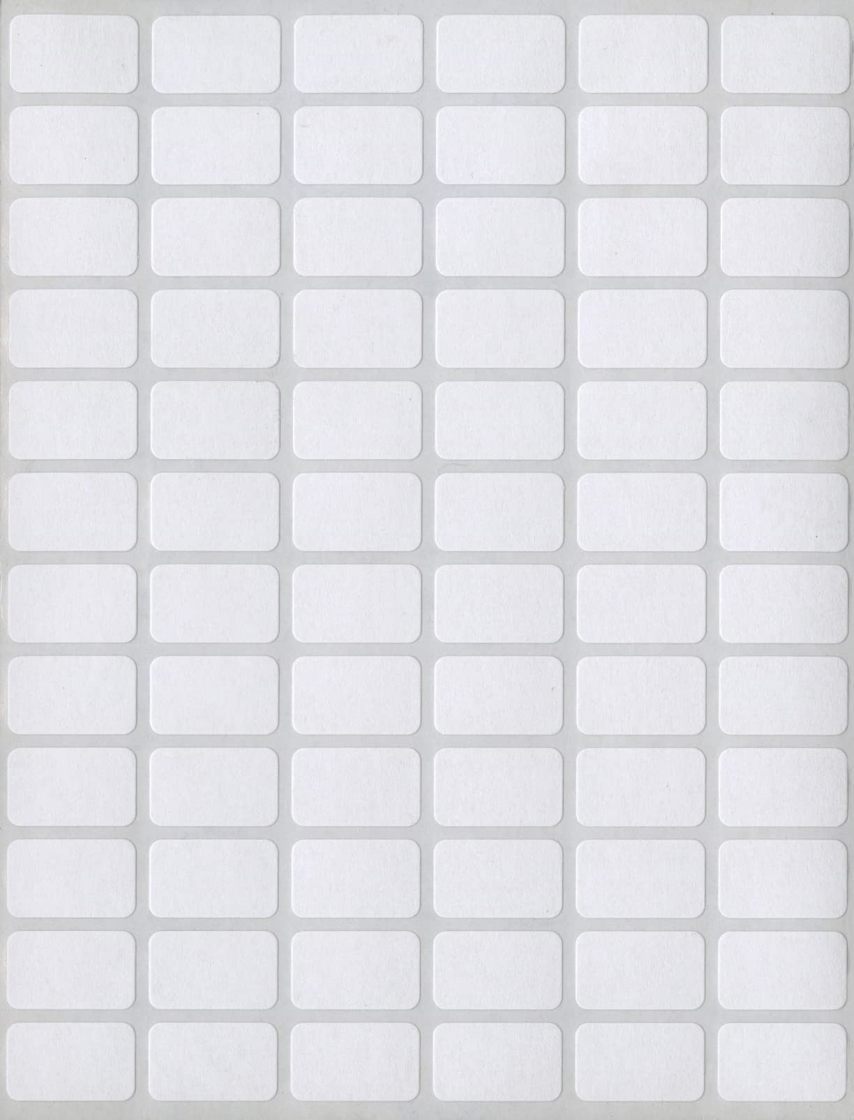 Maco White Rectangular Multi-Purpose Labels, 3/8 X 5/8 Inches, 1000 Per Box (Ms-610)