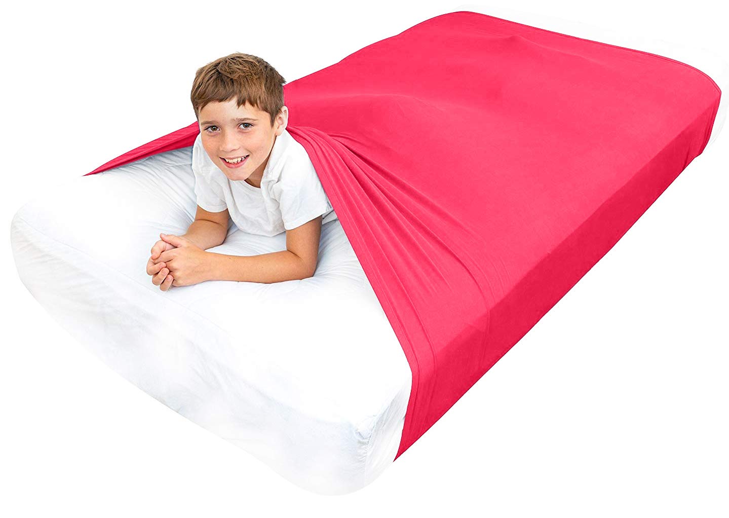 Special Supplies Sensory Bed Sheet for Kids Compression Alternative to Weighted Blankets - Breathable, Stretchy - Cool, Comforta