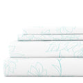 Linen Market 3 Piece Twin Bedding Sheet Set (Aqua Vine) - Sleep Better Than Ever With These Ultra-Soft & Cooling Bed Sheets For