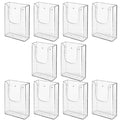 Zavekia Brochure Holder, 4 X 6 Inches Wall Mount Literature Holder (10 Pack)