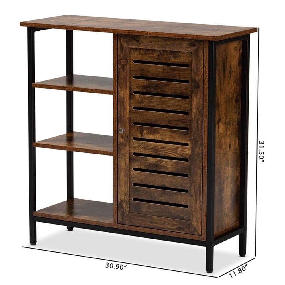 Wholesale Interiors Baxton Studio Wayland Shoe Storage Cabinet