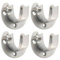 Alise Curtain Rod Holder Bracket 1   Dia,Closet Rod Holders Wall Mounted,Curtain Rod Flange Brackets Curved Shower Curtain Rod