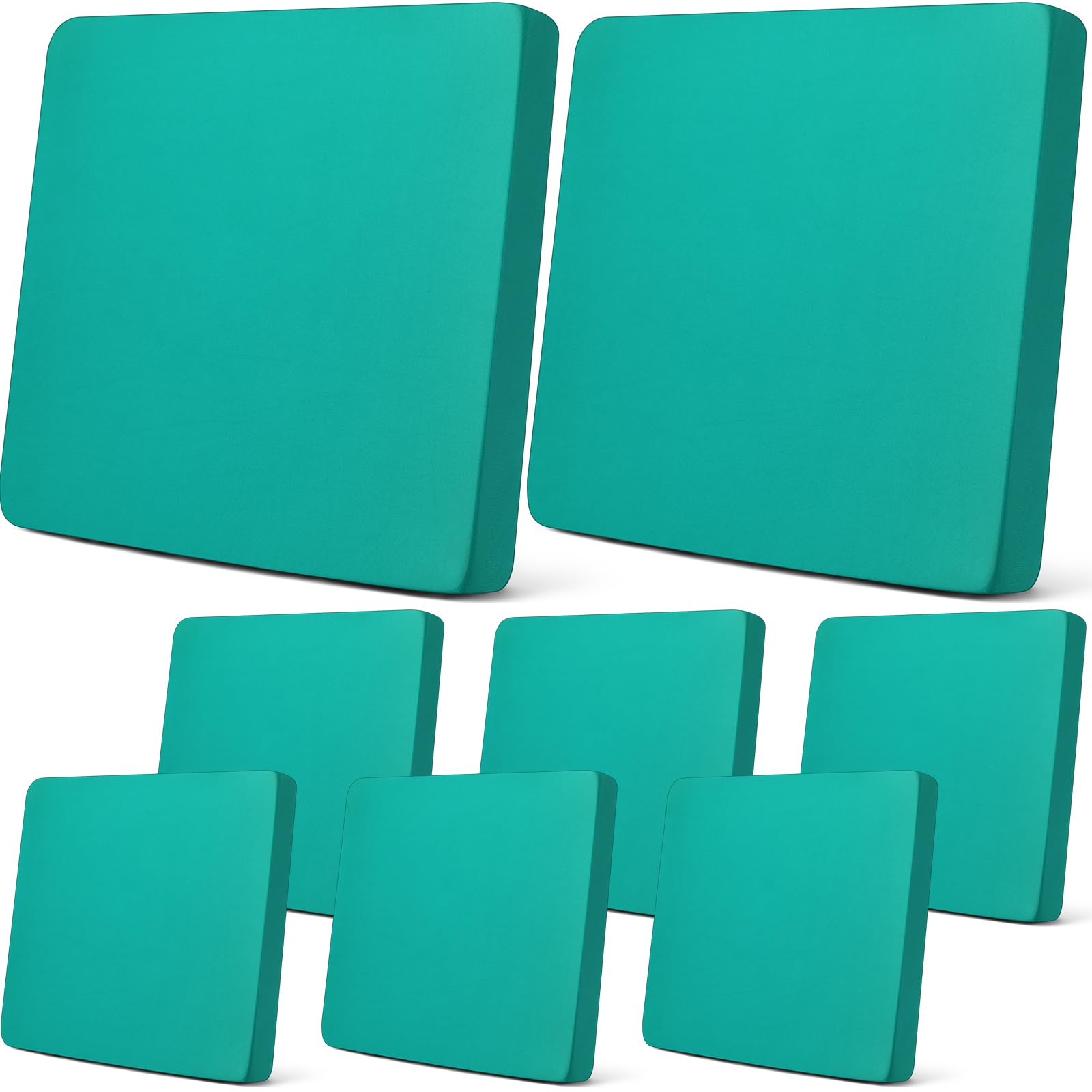 Newwiee 8Pcs Patio Stretch Sofa Cushion Cover Outdoor Cushion Cover Replacement Patio Furniture Cushions Couch Slipcovers Chair