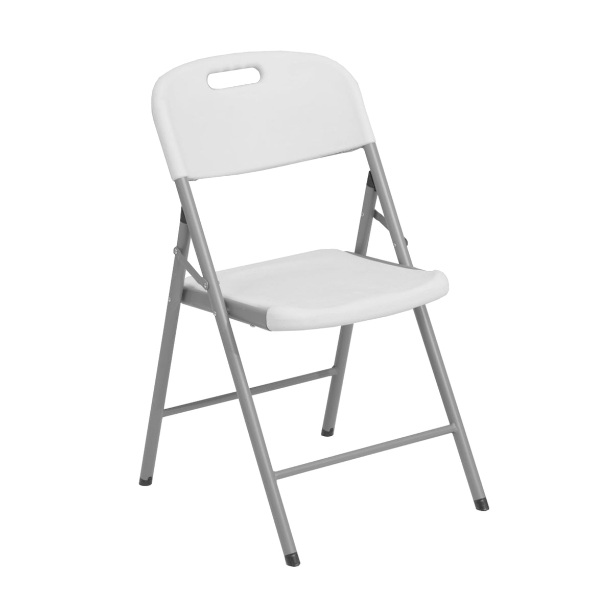 Techni Home Premium Comfort Granite White Folding Chairs – Ergonomic, Durable, & Versatile For Indoor Or Outdoor Use – Set Of 4