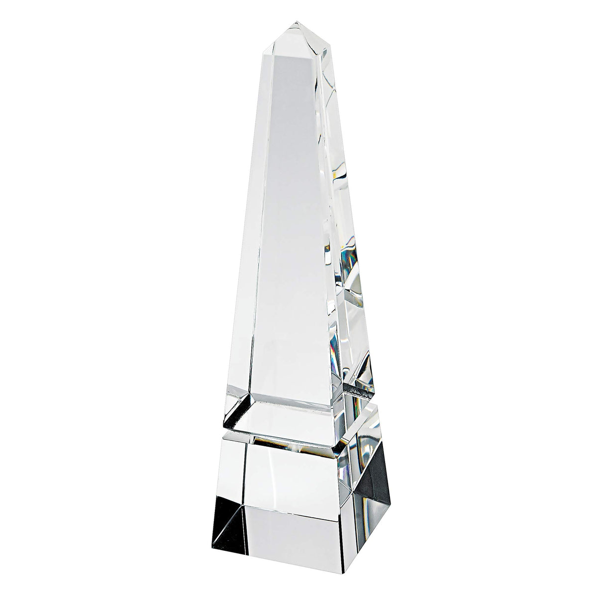 HomeRoots 10' Hand Crafted Crystal Obelisk