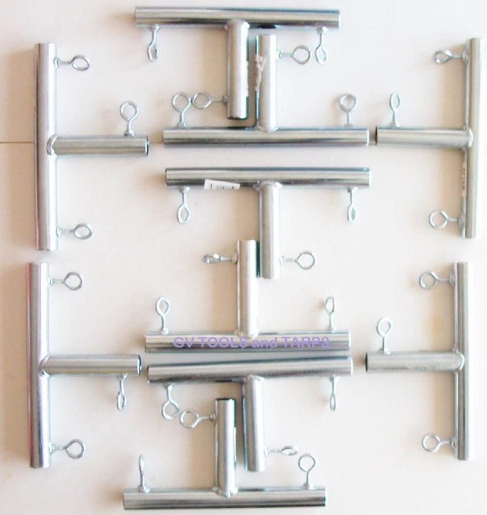 10Pc - 3 Way 'T' Shaped 1' Canopy Fitting (Ftb) ~ 1' Pipe