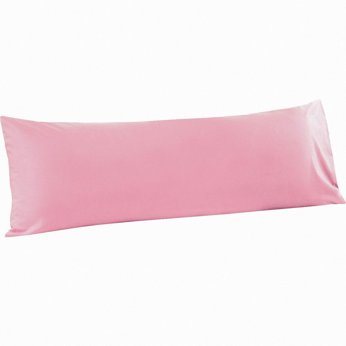 Flxxie Body Pillow Cover - Super Soft Microfiber 20X54 Body Pillow Case - Envelope Closure, Wrinkle, Stain Resistant Pink Body P
