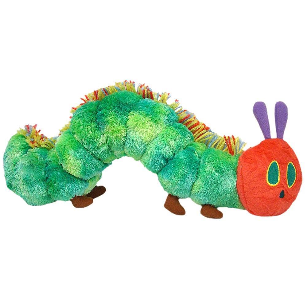 Yulomi Very Hungry Caterpillar Plush Toy - Soft Cotton Stuffed Animal, Eric Carle Inspired, Lovely Pillow For Kids, Home Decor &