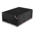 Kylinlucky Outdoor Table Cover Heavy Duty 600D Waterproof Tear-Resistant - 90X90 Inch Rectangle Patio Furniture Protector For De