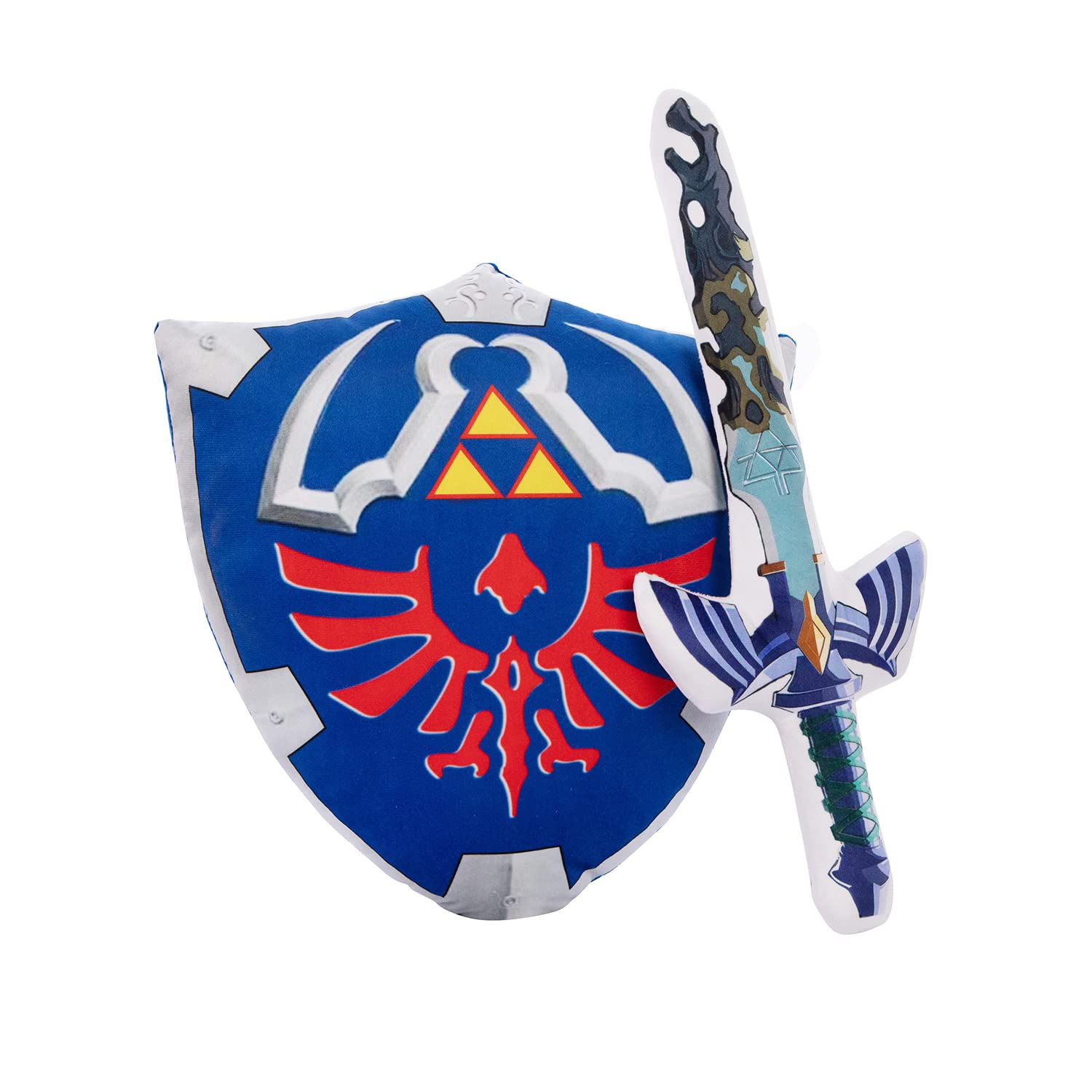 Marukqw Cosplay Master Sword Hylian Shield Soft Wearable Throw Pillow 15.75 Inch
