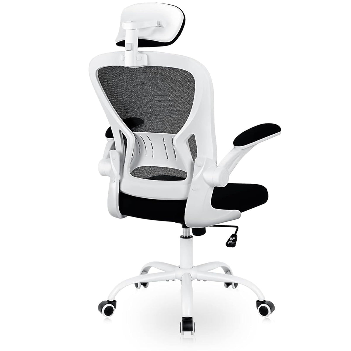Office Chair Ergonomic Desk Chair Comfort Adjustable Height With Wheels,Lumbar Support Mesh Swivel Computer Home Office Chair,Co