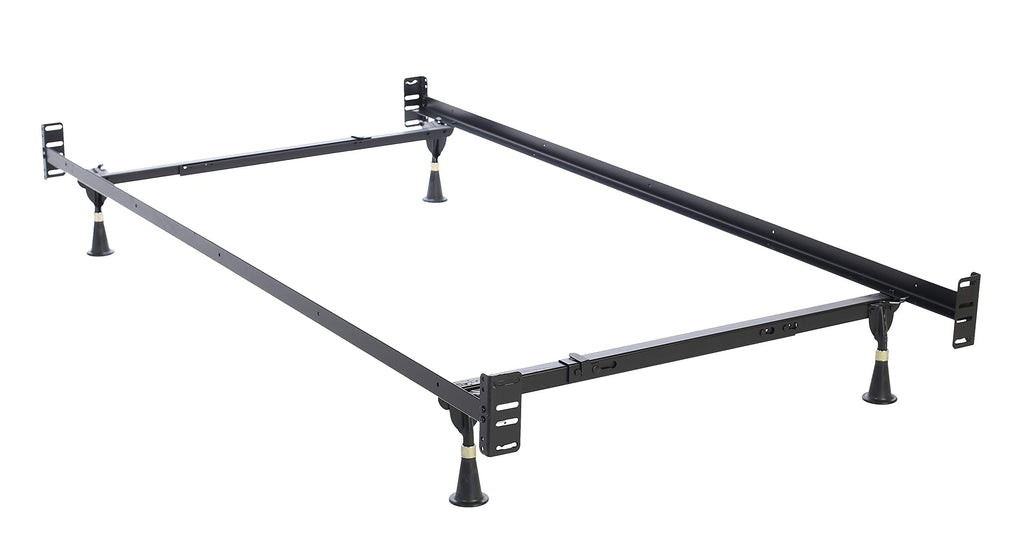 Hollywood Bed Frames Bed Frame with Headboard/Footboard Attachment/4 Legs and Adjustable Glides, Twin/Full