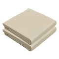 Bps 21X21 Inch Outdoor Deep Seat Cushions - Water Resistant With Adjustable Straps & Handles For Patio, Deck, Or Garden, Khaki,
