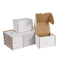 Zbeivan 6X4X4 White Shipping Boxes Set Of 25, Corrugated Cardboard Mailer Boxes For Packaging Small Business Mailing Gifts