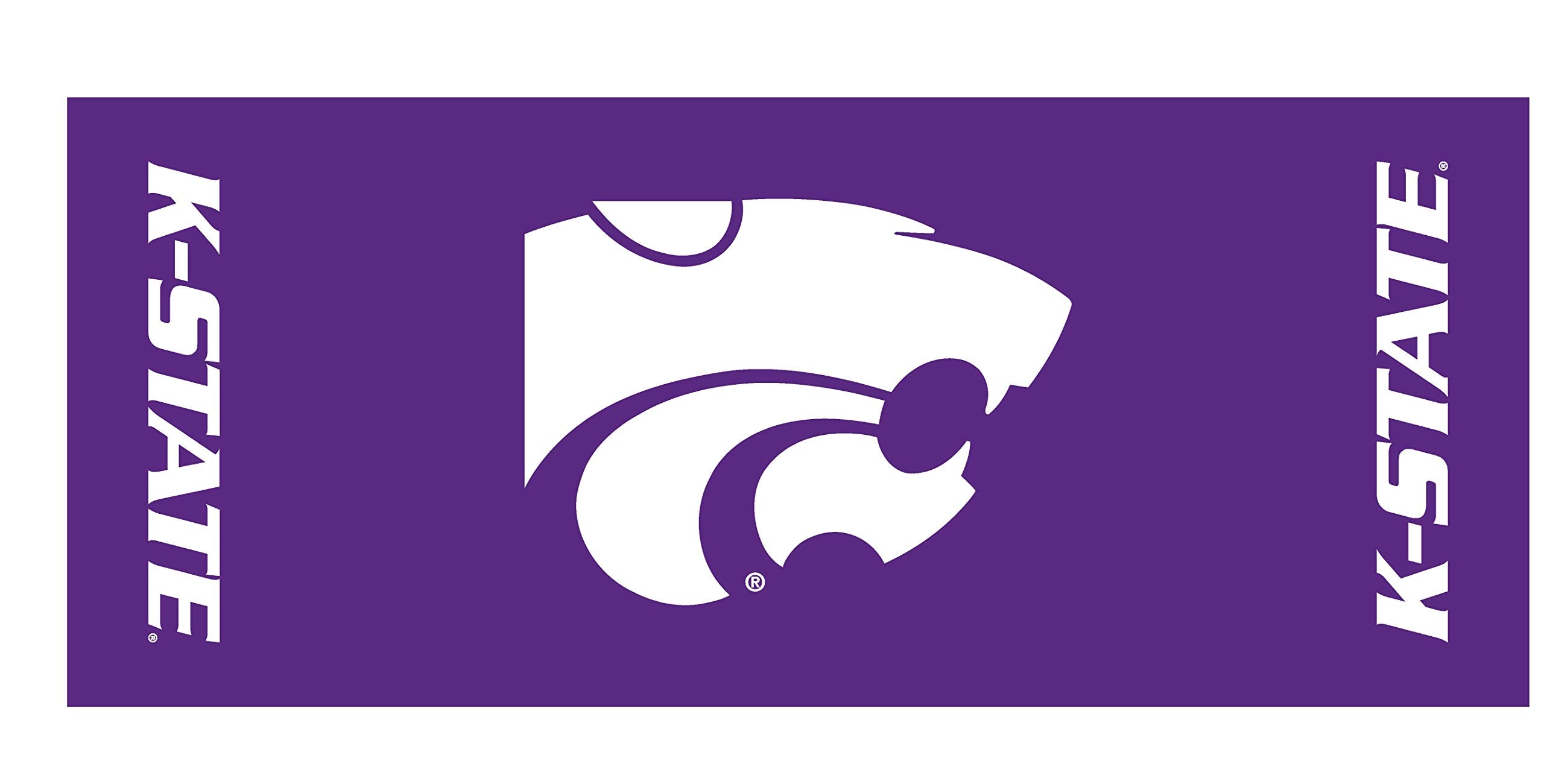 Collegiate Kwik-Covers Rectangle Plastic Table Covers, Bundle Of 2 (Kansas State University, 8')