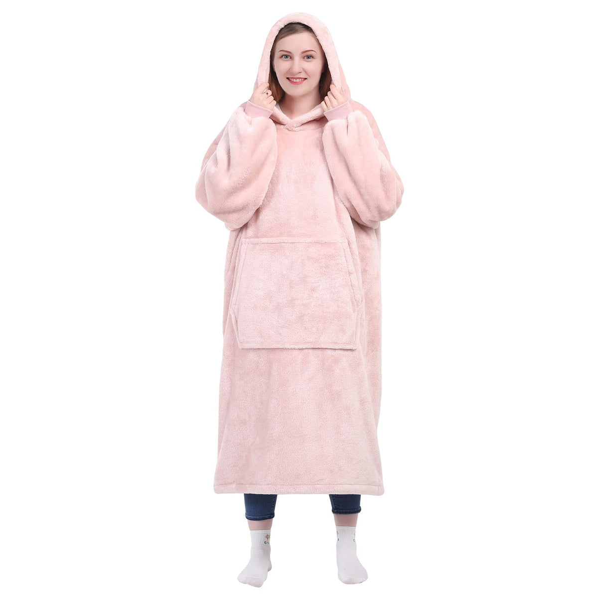 Kpblis Wearable Blanket Sweatshirt, Giant Blanket Hoodie For Women And Men, Cool Mothers Day Gifts For Wife, Cozy Blanket With S