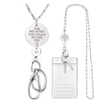 Sam & Lori Strong Pretty Lanyard Necklace For Id Badges Holder And Keys Engraved She Believed She Could So She Did Inspirational