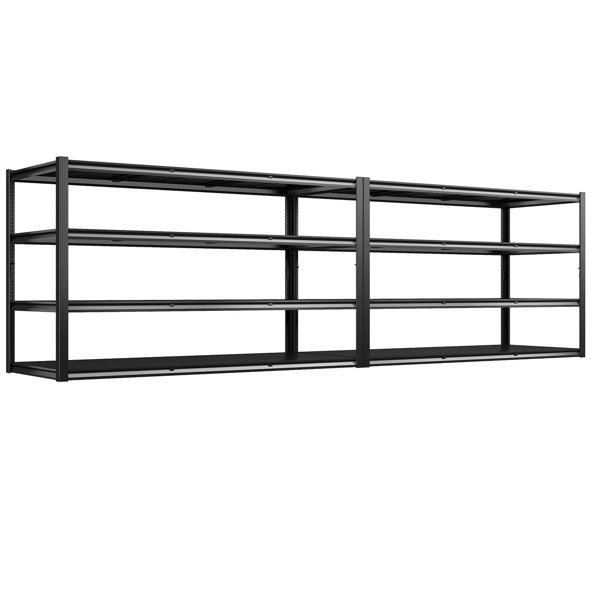 Reibii 60'' W Garage Shelving 2650Lbs Heavy Duty Storage Shelves, Adjustable 4 Tier Metal Shelves, Garage Storage Shelf And Indu