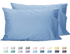 Sunflower Queen Pillowcases Set Of 2, 100% Cotton Queen Size Pillow Cases 2, 20  30 Inches Placid Blue, Soft And Breathable