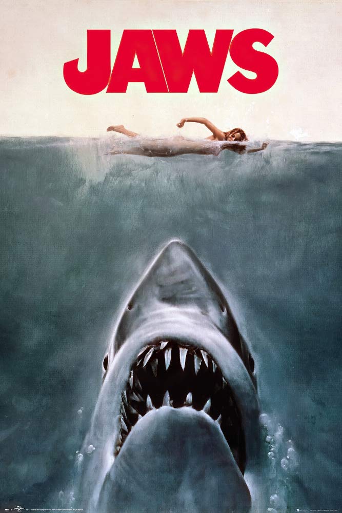 POSTER STOP ONLINE Jaws - Movie Poster (Regular Style/Key Art) (Size 24 x 36)