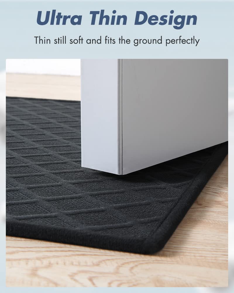 Amoami Ultra Thin Bathroom Rugs, Rubber Backed Bath Mats For Bathroom Non Slip, Absorbent Bathroom Mat For Floor, Shower, Sink (