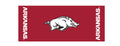 Collegiate Kwik-Covers Rectangle Plastic Table Covers, Bundle Of 2 (University Of Arkansas, 6')