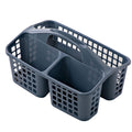ZOOMELLA Portable Shower Caddy Basket Cleaning Supplies Bucket 3 Divided Compartments Blue|Storage Bins & Baskets|Home & Garden