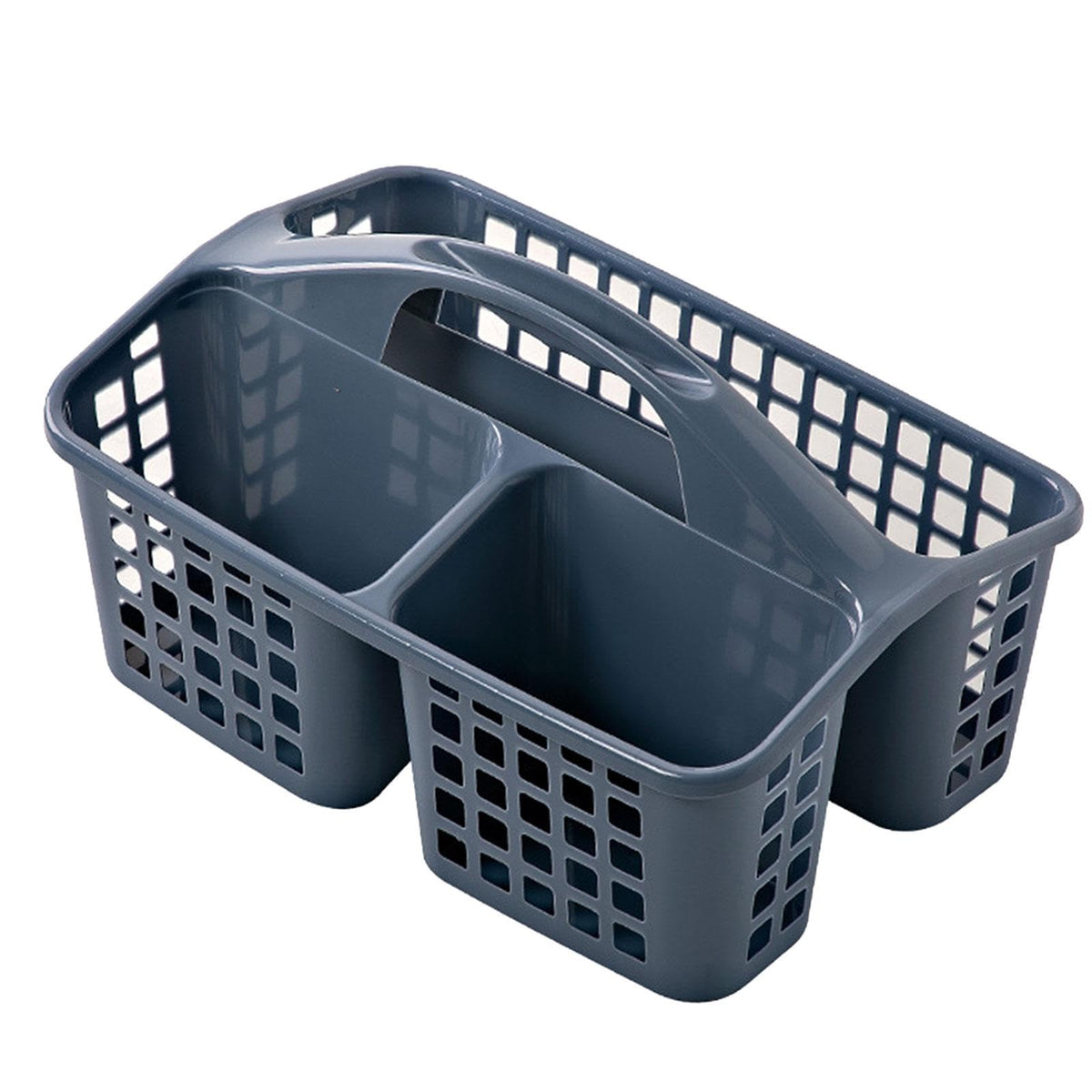 ZOOMELLA Portable Shower Caddy Basket Cleaning Supplies Bucket 3 Divided Compartments Blue|Storage Bins & Baskets|Home & Garden
