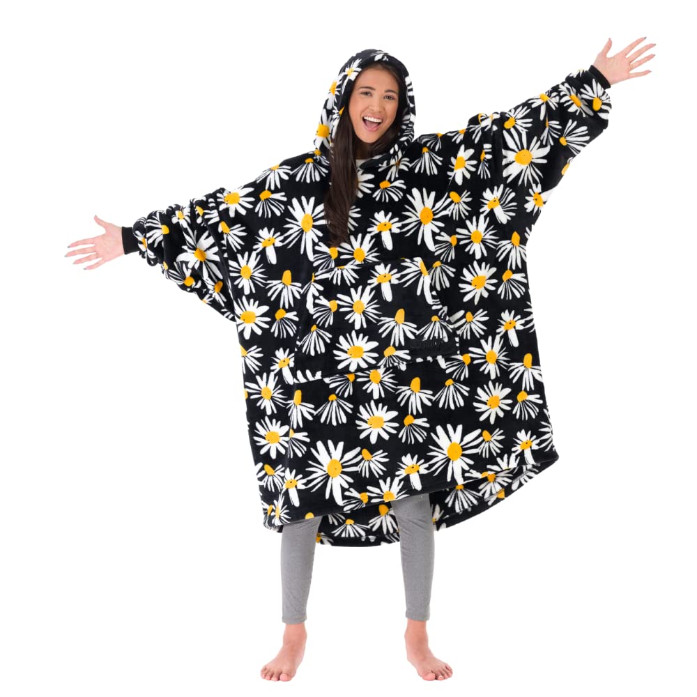 THE COMFY Dream Wearable Blanket Microfiber Daisy One Size