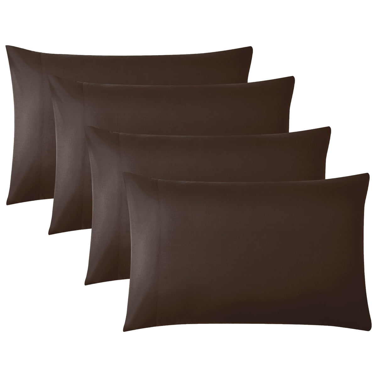 Southshore Fine Living, Inc. Pillow Cases Standard Size Set Of 4, Fits Full, Twin Or Queen Size Pillows, Luxurious, Ultra-Soft H
