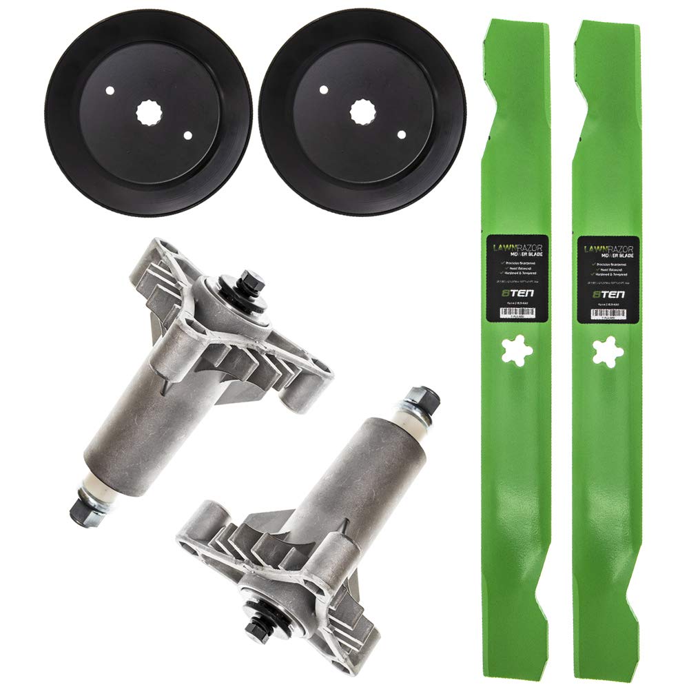 8Ten Deck Rebuild Kit For Ayp Craftsman Lt2000 42 Inch Deck Spindle Blade Pulley 532130794 134149 532173436