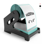 Vazioyar Thermal Label Holder For Rolls And Fan-Fold Labels, Sticker Roll Holder Work With Desktop Label Printer, Label Stand Sh
