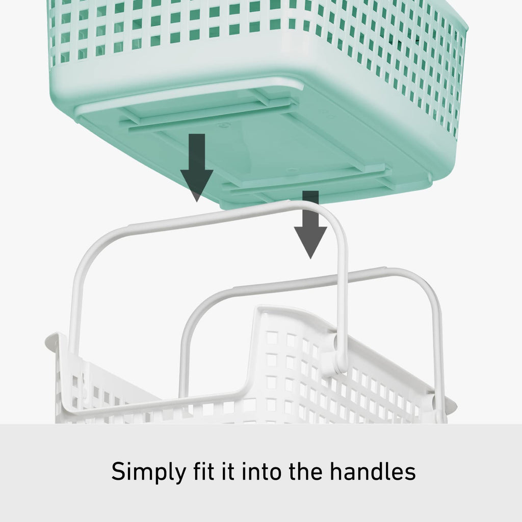 Like-It Scb-7 Daily Use Inside Or Outside. Movable Handles Make It Easy To Carry Around | Portable Large Basket For Kitchen, Lau