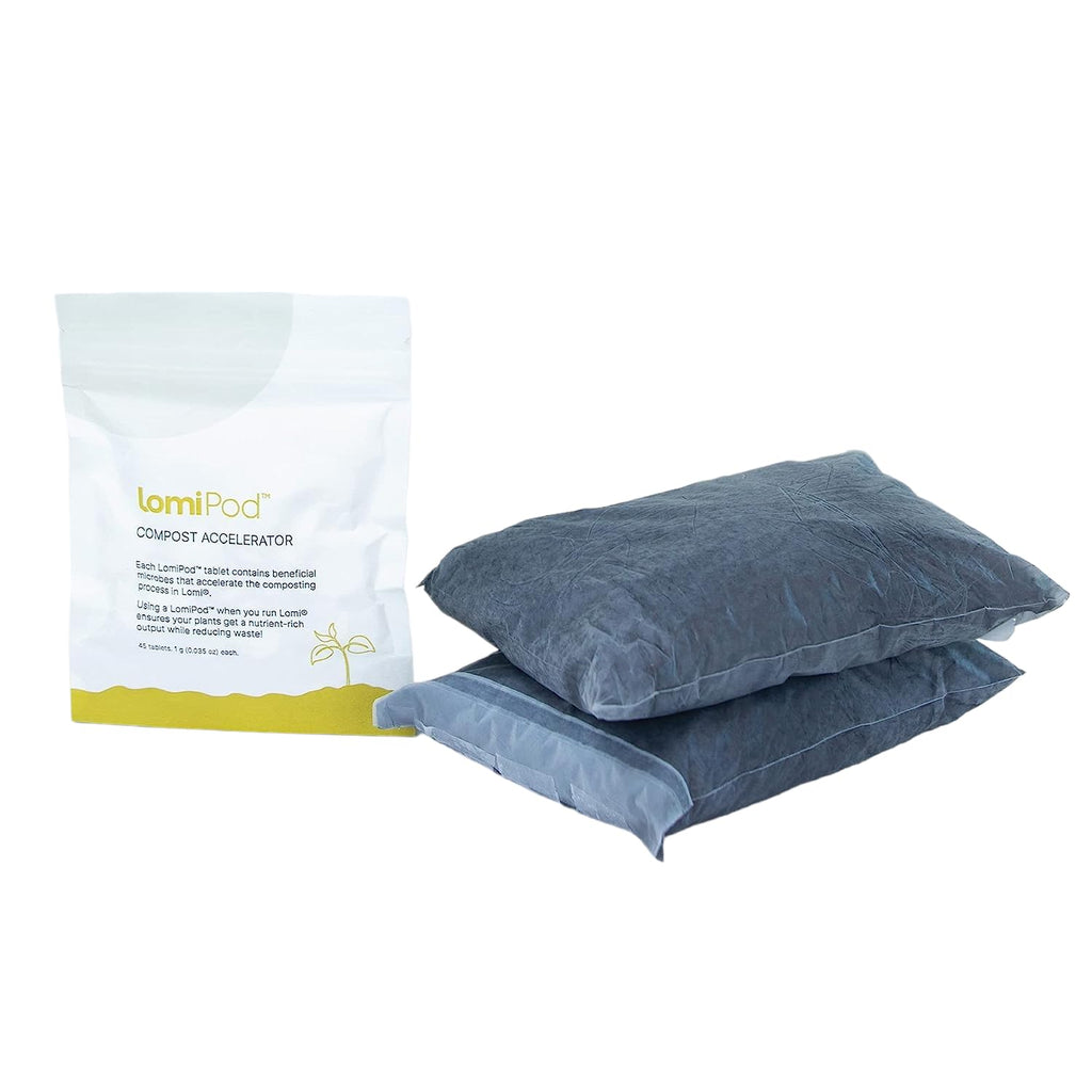 Lomi Pods & Filters Bundle | Lomi Pods Turn Your Food Scraps Into Nutrient-Rich Plant Food. | Activated Charcoal Lomi Filter Ref
