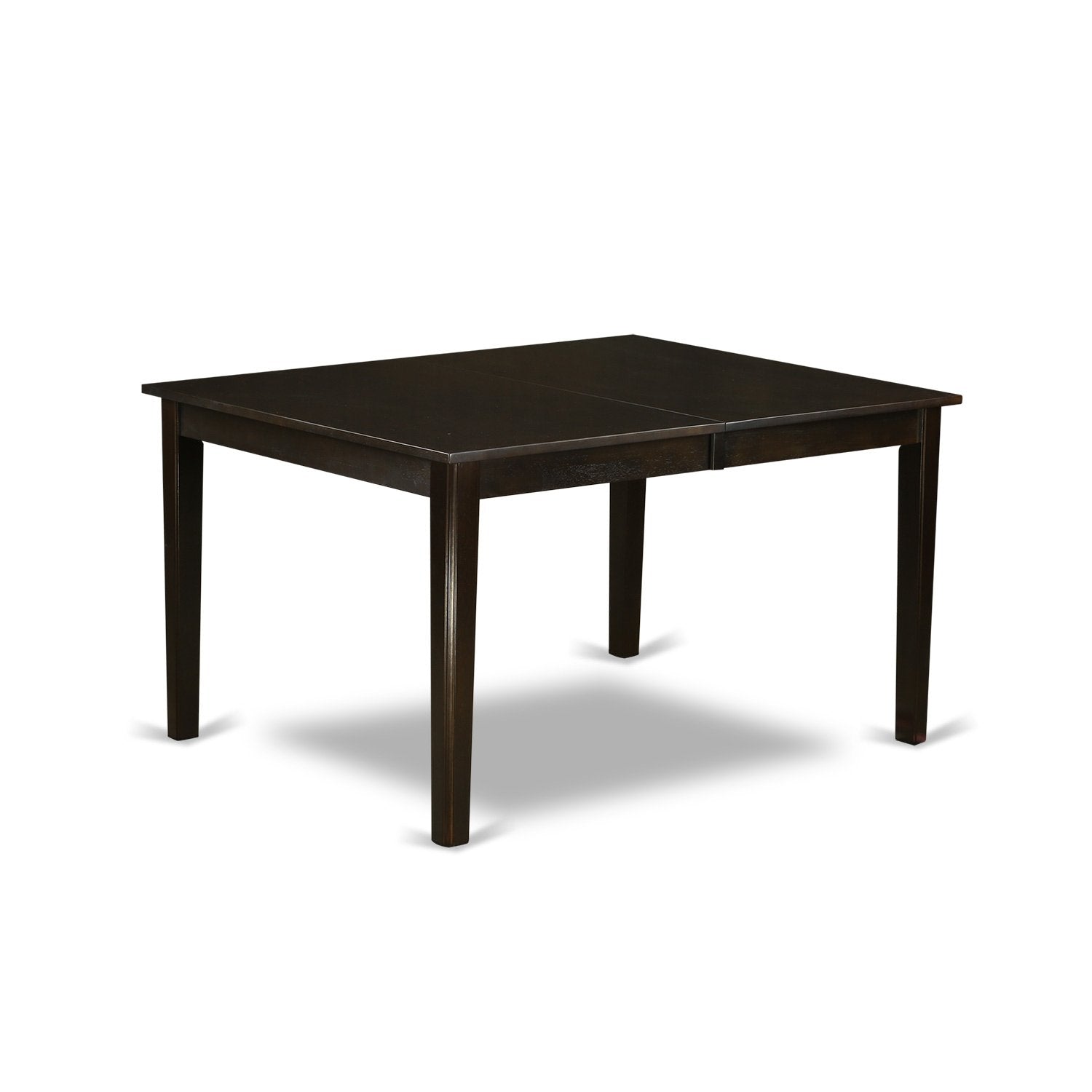 East West Furniture HEAN7-CAP-W Henley 7 Piece Kitchen Set Consist of a Rectangle Table with Pedestal and 6 Dining Room Chairs, 42x72 Inch, Cappuccino
