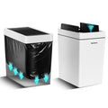 geradivoxa 4.5 Gallon Slim Bathroom Touchless Trash Can, Automatic Smart Trash Can with AirPress Bag Expander, Sensor Lid Waste