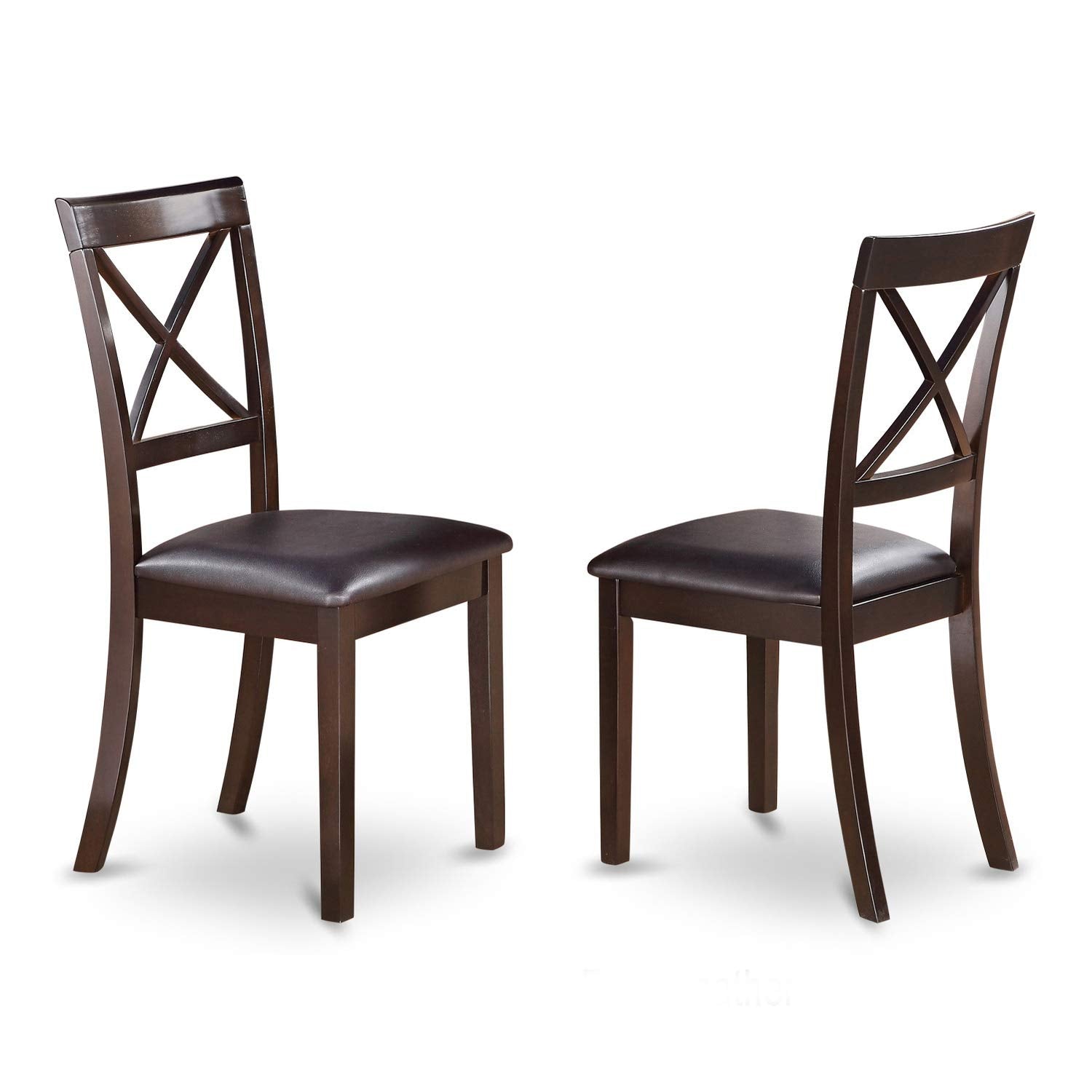 East West Furniture Lybo6-Cap-Lc 6 Pc Dining Table With Bench-Kitchen Tables Plus 4 Dining Chairs And Bench