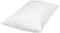 Amazon Basics Queen Pillowcase with Zipper, 100% Cotton Hypoallergenic, Pillow Protector, White (31 x 21 Inches), Pillows Not In