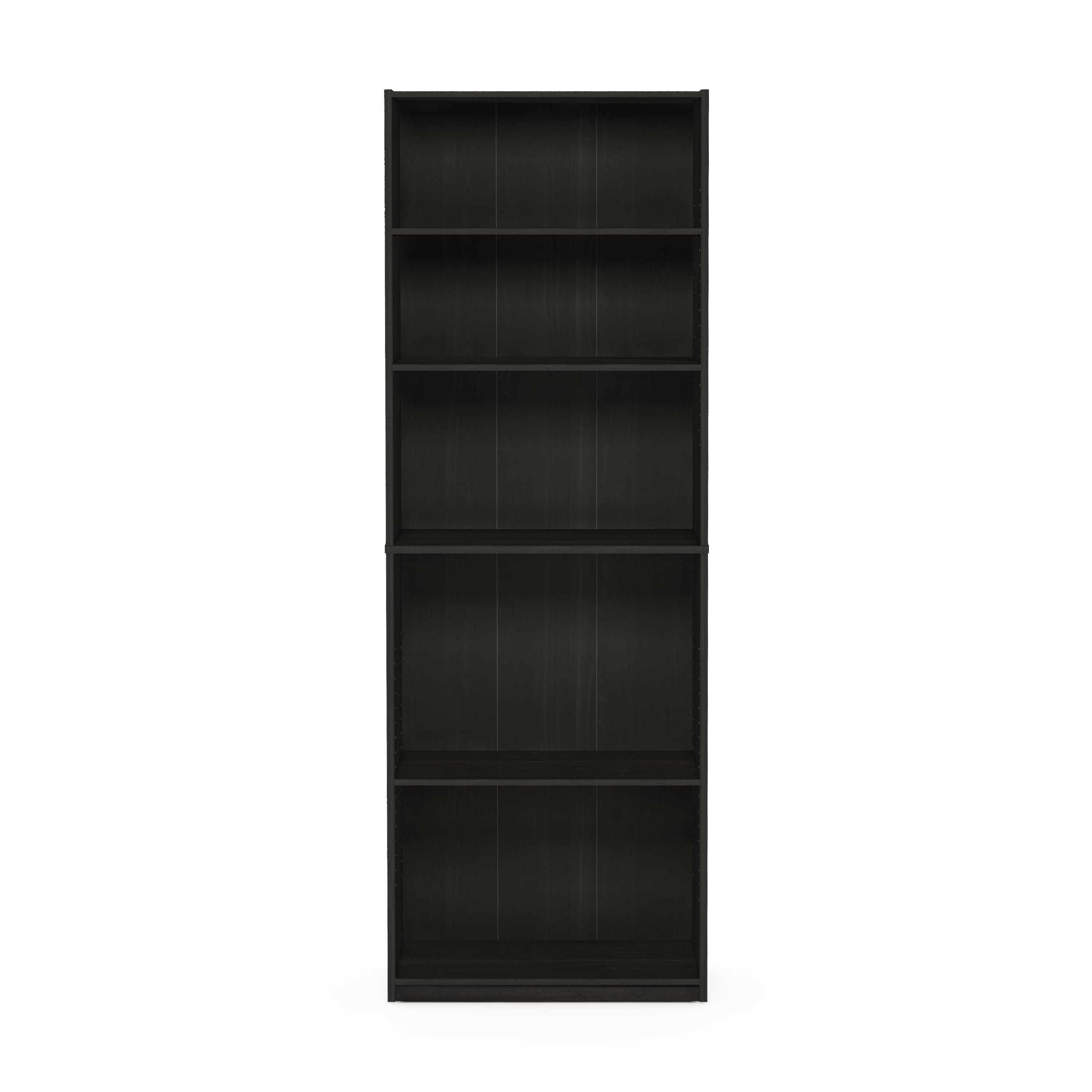 FURINNO JAYA Simply Home 5-Shelf Bookcase, 5-Tier, Espresso