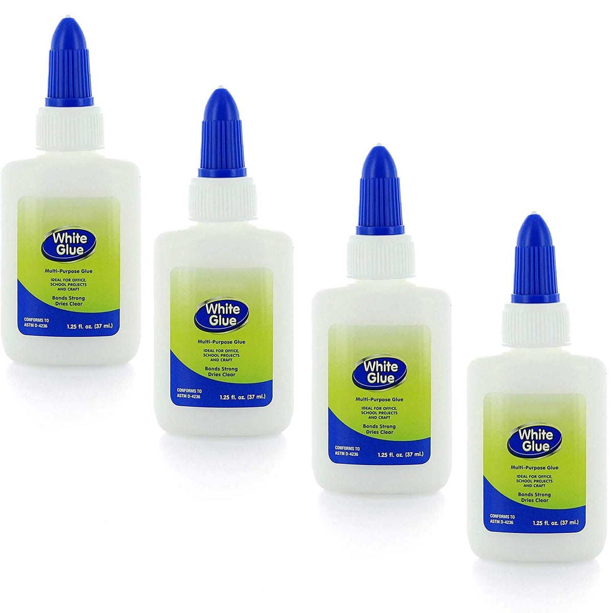 Emraw Multi-Purpose White Glue Safe Smooth Wrinkle Acid Free - For School, Office & Home (Pack Of 4)