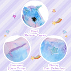 Muiteiur Giant Unicorn Stuffed Animal Xl 43.4 Inch Unicorn Stuffed Plush Pillow Blue Stuffed Unicorn Gift For Girl Boy Kid