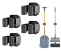 MagitcSee Upgraded Magnetic Broom and Mop Holder Wall Mount, SpaceSaving Heavy Duty No Drill Over the Door Broom Gripper RV Cam